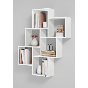 Square shelving deals unit wall